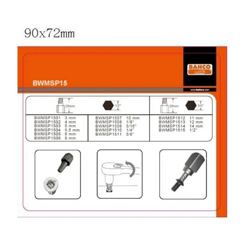 extractores de tornillos bahco comprar online