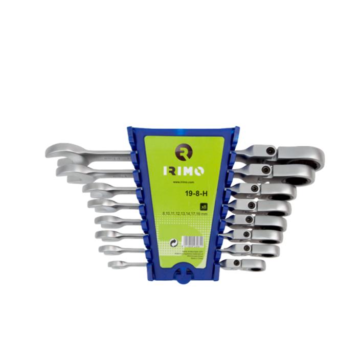 Juego de 8 llaves combinadas con carraca fija de Irimo comprar online