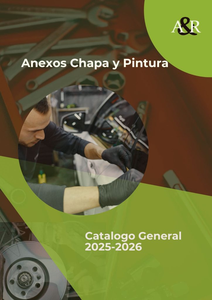 Anexos y consumibles para talleres de chapa y pintura