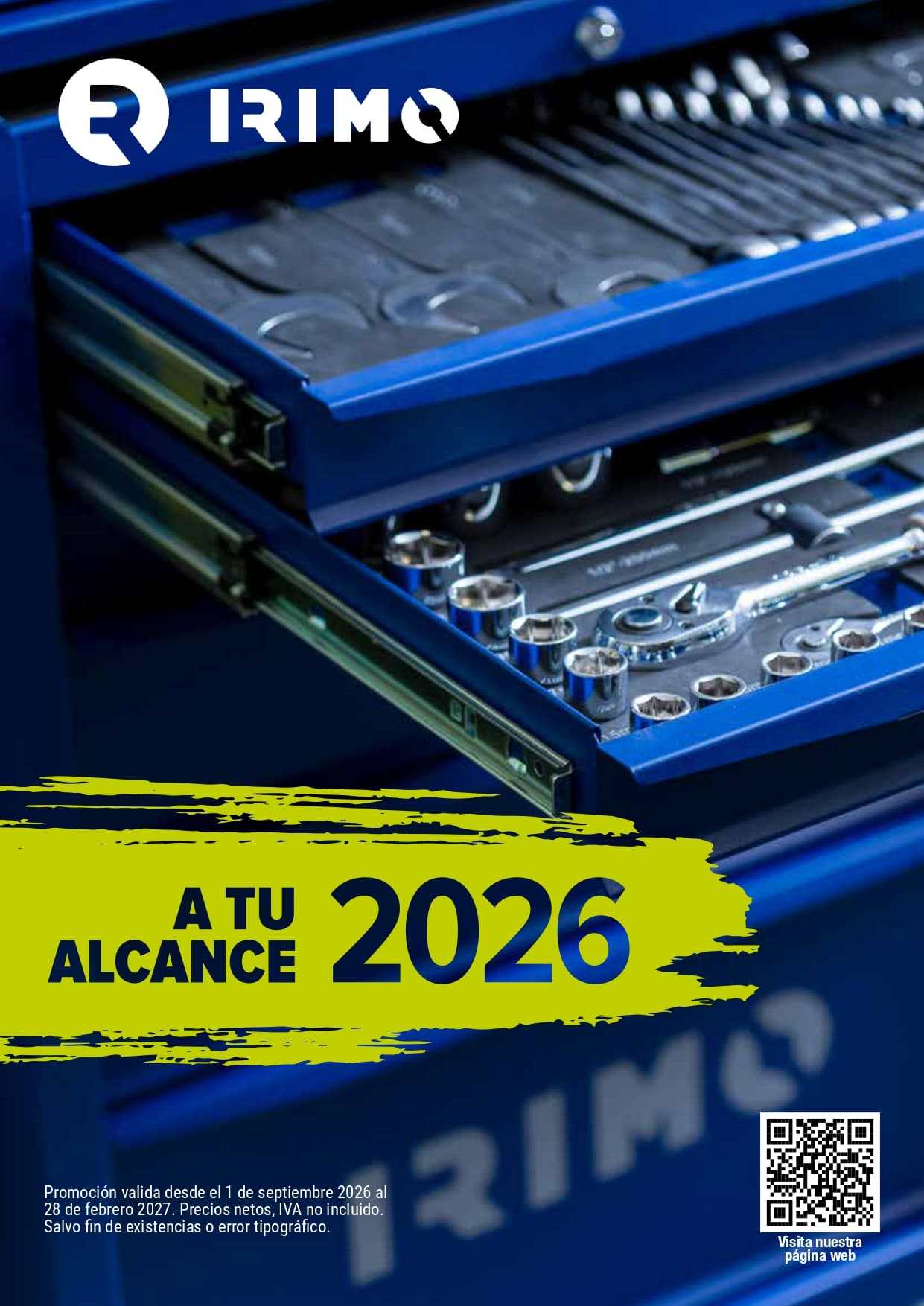 Portada catálogo promociones IRIMO A tu alcance 2026-2027