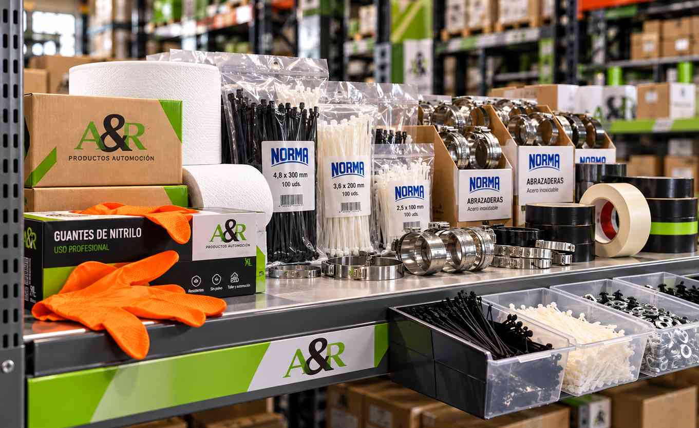 Consumibles y suministros de uso diario para taller